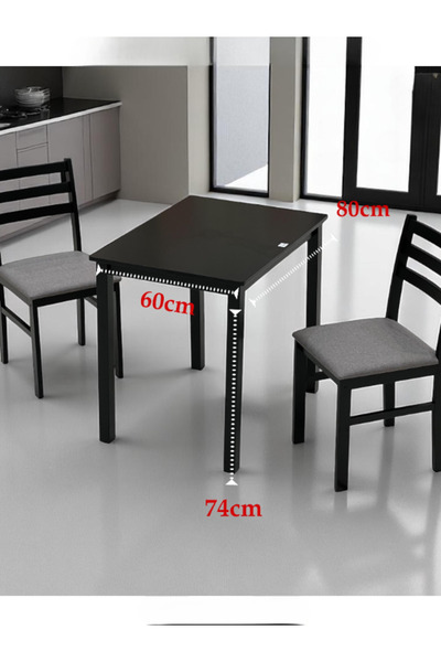 BEC39 Small dining table for two: a modern design for limited spaces
