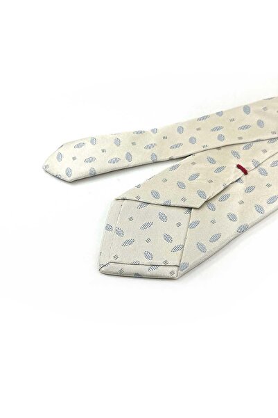 Kravatkolik Κρεμαρί στυλ Κρεμ Χρώμα Ιταλική Μεταξωτή Γραβάτα ΙΚ2079