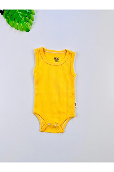 EFU BABY 100% Cotton Corded Fabric Straps Baby Undershirt Bodysuit