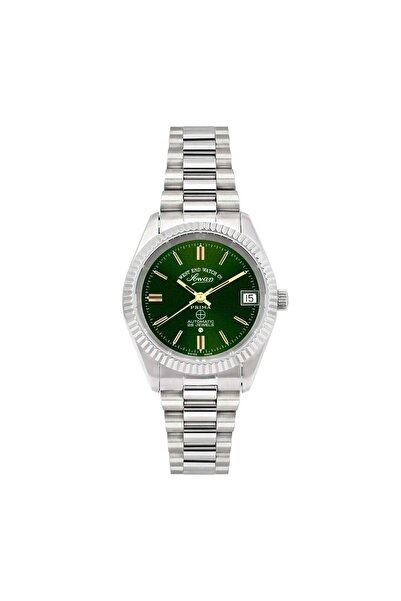 West End Watch Co West End Women's Silver Tone Case Green Dial Automatic Watch