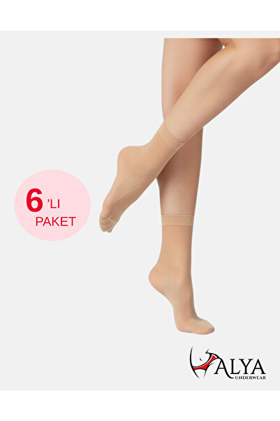 ALYA UNDERWEAR Women's Shiny Socks, 15 Denier, Fit