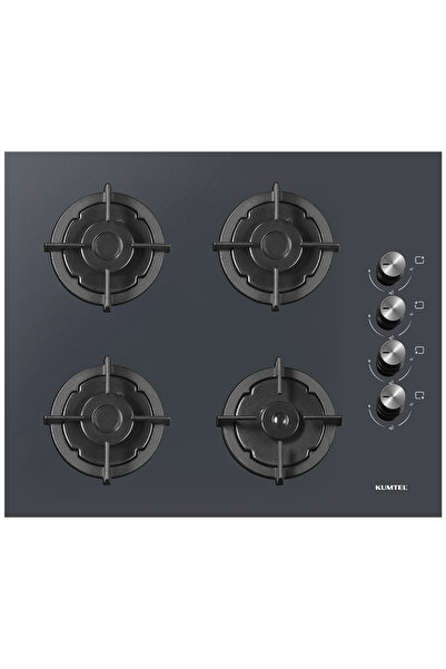 KUMTEL Plus 2'li Antrasit(Gri) Ankastre Set (Ocak-Davlumbaz)