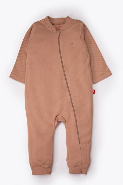 Bebetto Gloveless, Bootless Jumpsuit (Always Reported Interlock) Brown