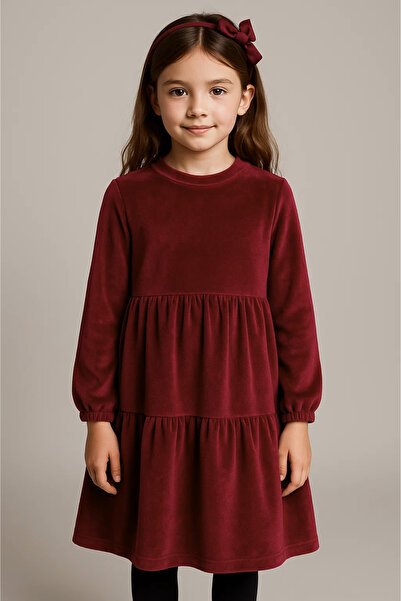 Angel&Co. Girls Clothing Velvet Girls Midi Dress