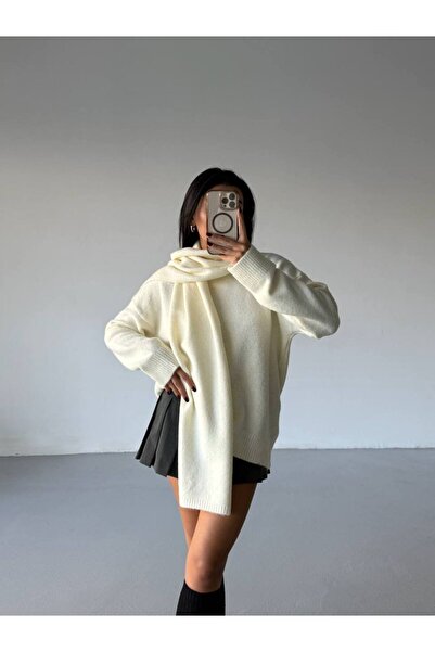 ossons Self-Tied Shawl Collar Knitwear Sweater