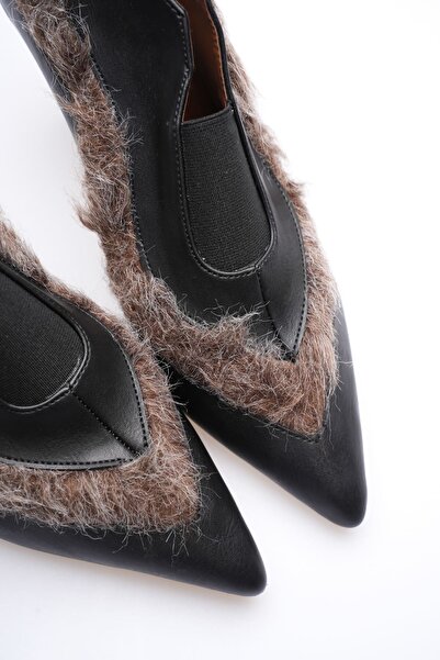 MARCHEO Elsa Women's Black Heeled Winter Boots