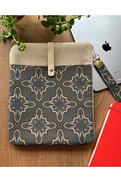 shaması Özel Tasarım küçük El Yapımı iPad/Kitap Çantası – Süngerli