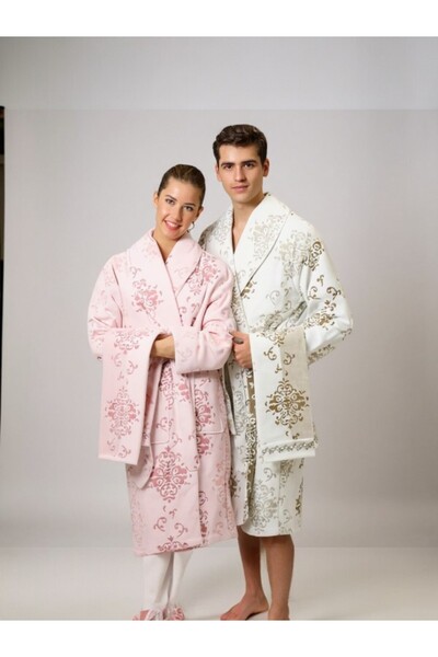 Özdilek Emily 6-Piece Velvet Robe Set – Premium, Soft, Water-Absorbent Dowry Family Set