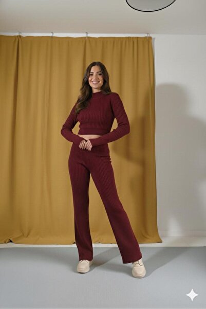 Cemre Life New Deux Women's Fingerless Knitwear Set