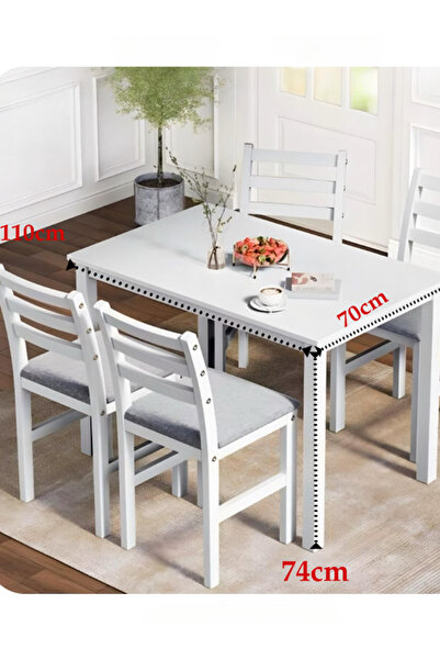 BEC39 Four-piece dining table set: Stylish modern design