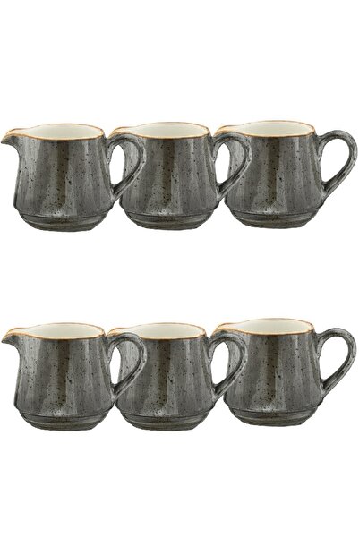 Bonna Set of 6 Space porcelain milk mugs 180ml