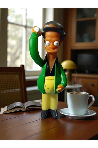Hureggo Vintage Simpsons Character Apu Original Figure Toy & 14 cm