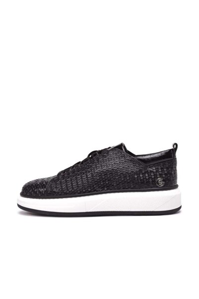 Gusse Elio Men's Genuine Crocodile Patent Leather Sneaker Shoes 22484-7