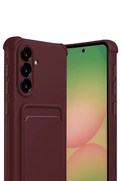 NewFace Sptrns Samsung Galaxy A17 5g Kelvin Silicone with Business Card (183930) - Burgundy