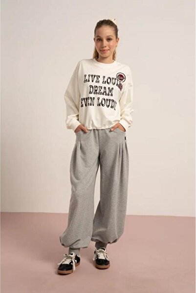 LOCO LOCO 7868 Girl's Ribbed Knit Blouse