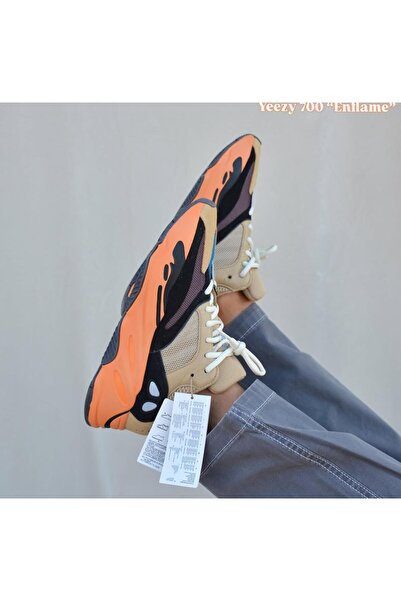 YEEZY Boost 700 V2 Enflame Amber Orange Beige Sports Shoes