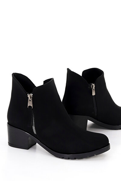 Mamito Ayakkabı Bln N250 Zippered Ankle Boots with Accessories