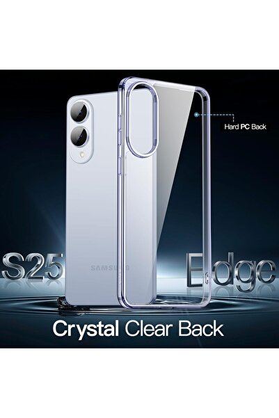 JETech Case for Samsung Galaxy S25 Edge, Non-Yellowing Slim Minimalist Shockproof Bumper Protective