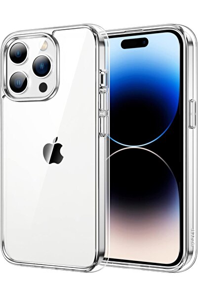 JETech جراب لهاتف iPhone 14 Pro مقاس 6.1 بوصة، مقاوم للصدمات، شفاف غير قابل ل...