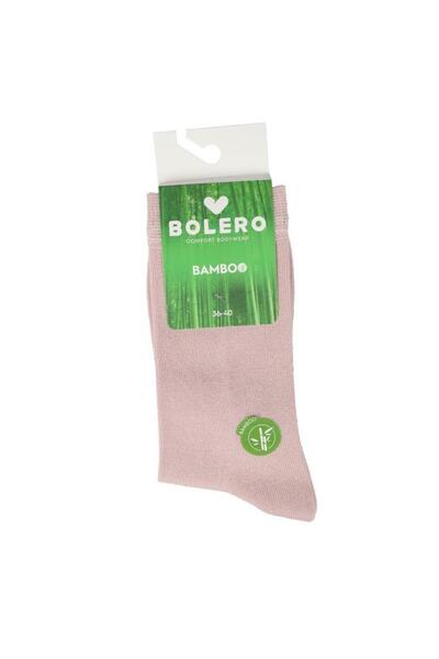 Bolero Kadın Dikişsiz Bambu Çorap Gülkurusu
