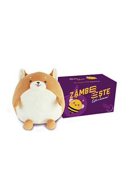 SMART TabbyBoo Shiba Inu Plush Toy Set 30 cm with GoBeeBox Gift Box