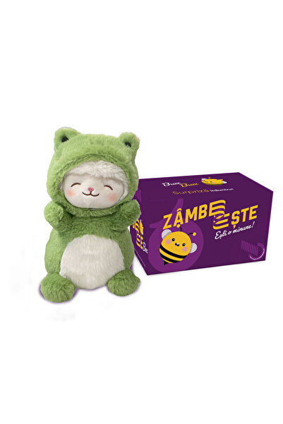 SMART TabbyBoo Set jucarie de plus Mielusel Broscuta 25 cm cu Cutie cadou GoBeeBox