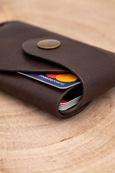 tudorAce Minimalist wallet for new ID and cards, premium vegetable tanned leather