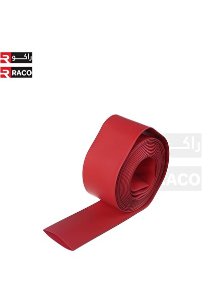 Raco Heat Shrink Sleeve – Heat Shrinkable Tube for Cable Insulation, 1m (50mm, Red)