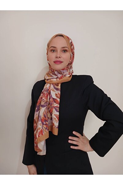 nevhare Gazal Series Coffeepastel Shawl