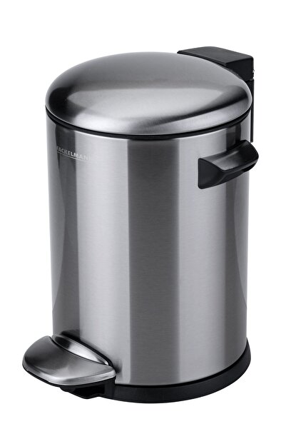 FACKELMANN PARIS 3L waste bin, with pedal for office or bathroom