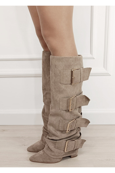 SOFILINE Elegant beige boots with comfortable heel 7677A-1 19