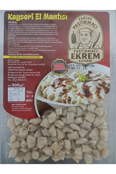 yöresel Kayseri mantısı