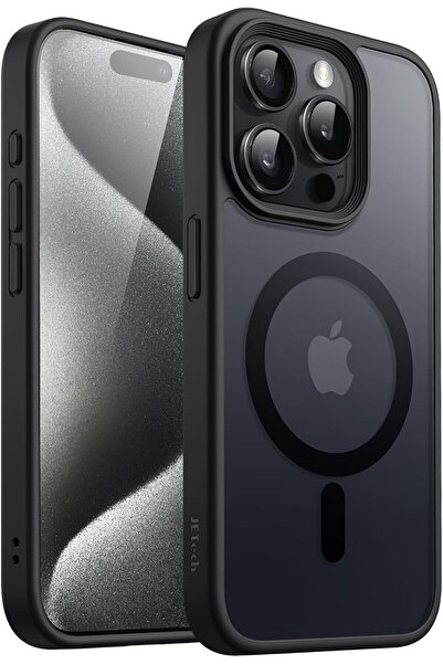 JETech جراب مغناطيسي لهاتف iPhone 15 Pro Max مقاس 6.7 بوصة، متوافق مع MagSafe...