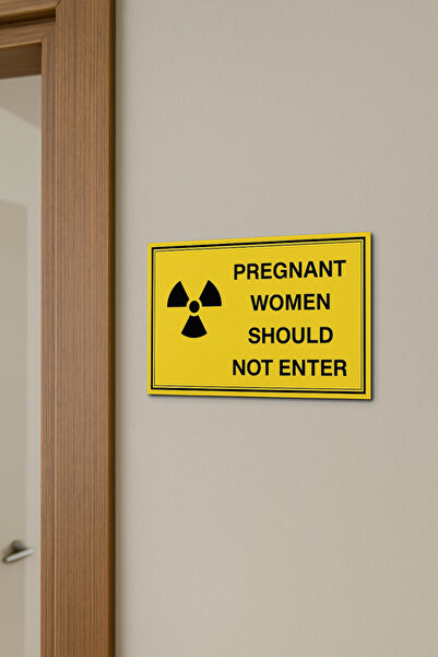 Happynesso لافتة إنجليزية من سلسلة لافتات التحذير بعبارة “لا ينبغي للنساء الح...