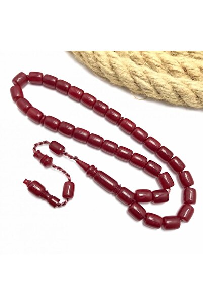 KANUNİ TESBİH Capsula croială Roz închis, chihlimbar strâns, tesbih