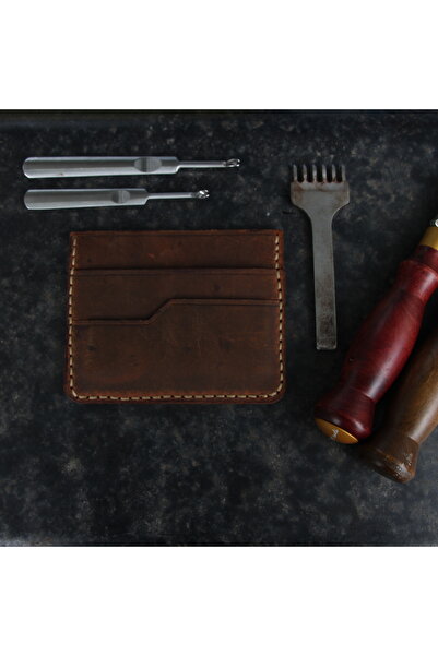 Koof Craft Nova Genuine Leather Snow Wallet - Gift Leather Wallet Handmade Leather Card Holder