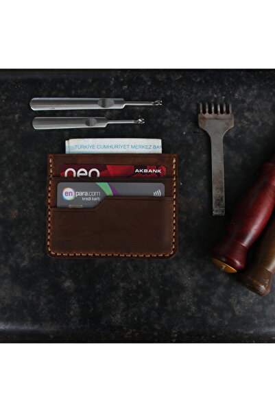 Koof Craft Nova Genuine Leather Snow Wallet - Gift Leather Wallet Handmade Leather Card Holder