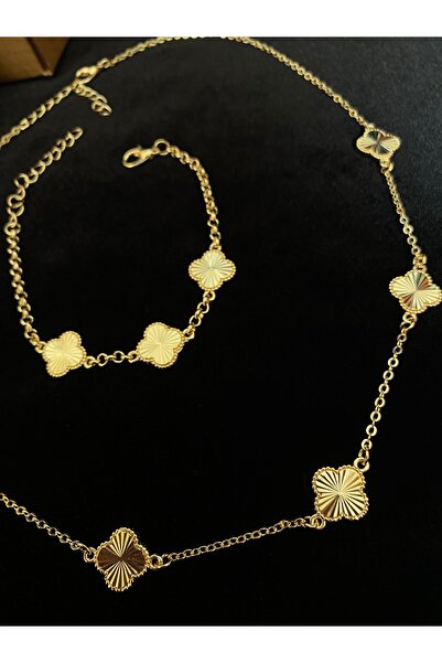 Passionis Jewelry Large Size Clover Pendant Bracelet