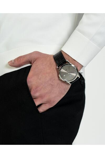 TerziAdemAltun Italian Style S Slim Fit Zipper Polo Neck Knitwear Sweater White T14509