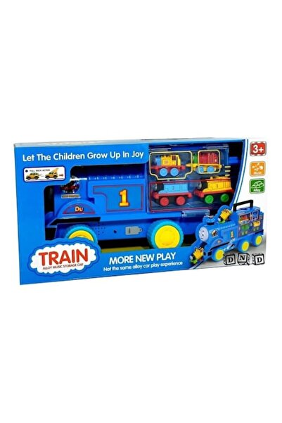 OEM Train set with 36 cm large locomotive and four 8 cm small locomotives, multicolor (Thomas & Friends)