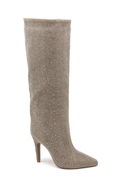 SOFILINE Beige boots with rhinestones 72527A 110