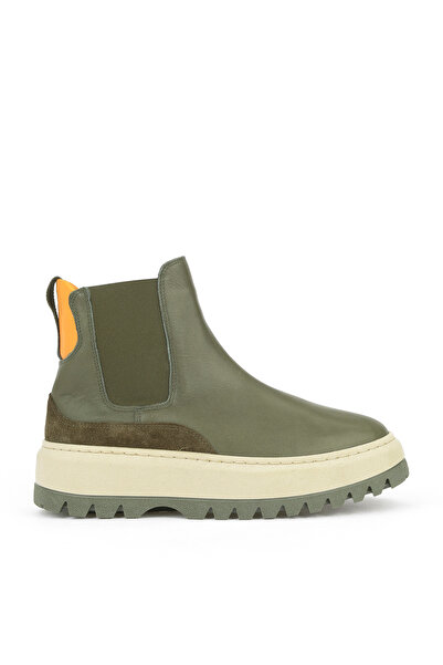 Ziya , Women's Genuine Leather Boots 1531020Z19402 Khaki