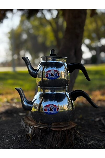 RUKEN Modern Tasarım | Yuvarlak Hatlı Küre Model Alüminyum Çaydanlık Takımı |...