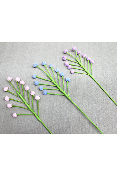 TTT Floare decorativă tricotată manual