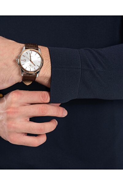 TerziAdemAltun Italian Style S Slim Fit Crew Neck Knitwear Sweater Navy Blue T14525