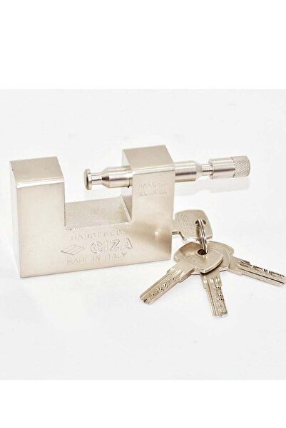 The comprehensive house Heavy-duty horizontal steel padlock with 4 keys, water and rust resistant