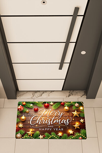Dormot High Quality Digital Printing, New Year, Merry Christmas, Christmas Themed Door Mat