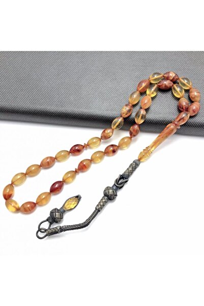 KANUNİ TESBİH Rozariu din chihlimbar roșu cu strângere