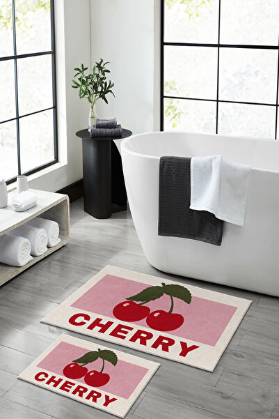 azizhomeconcept Modern Banyo Paspas Takımı - 60x100 cm & 40x60