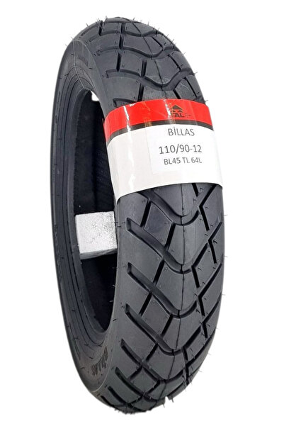 Billas 110/90-12 TL (TUBELESS - DUBLEKS) BL045 MOTOSİKLET LASTİĞİ